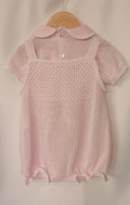 Pagliaccetto Scamiciato + T-shirt Filo Pappa & Latte - Neonata