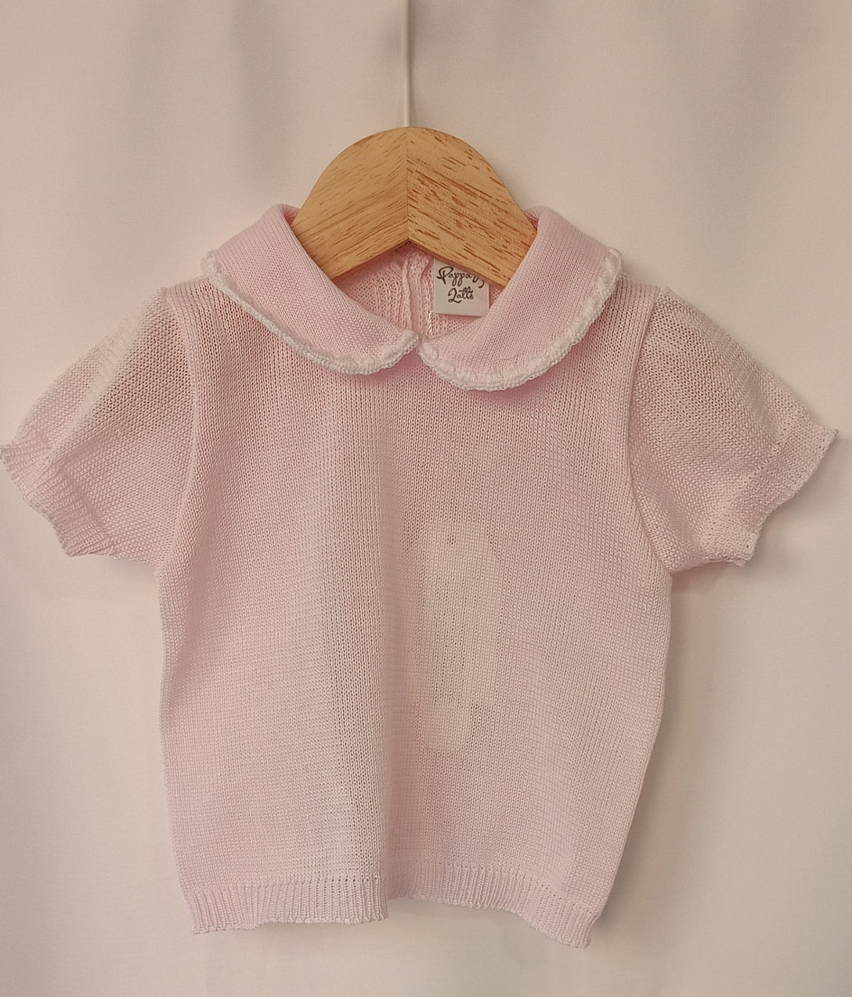 Pagliaccetto Scamiciato + T-shirt Filo Pappa & Latte - Neonata