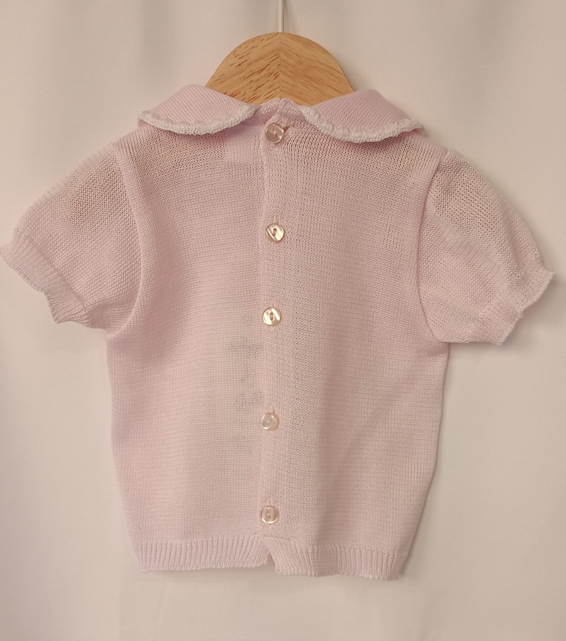 Pagliaccetto Scamiciato + T-shirt Filo Pappa & Latte - Neonata
