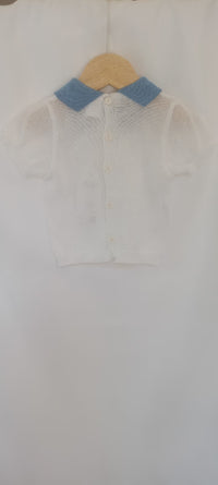 Pagliaccetto Scamiciato + T-shirt Filo Pappa & Latte - Neonato