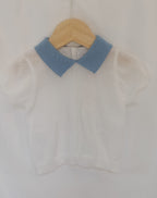 Pagliaccetto Scamiciato + T-shirt Filo Pappa & Latte - Neonato
