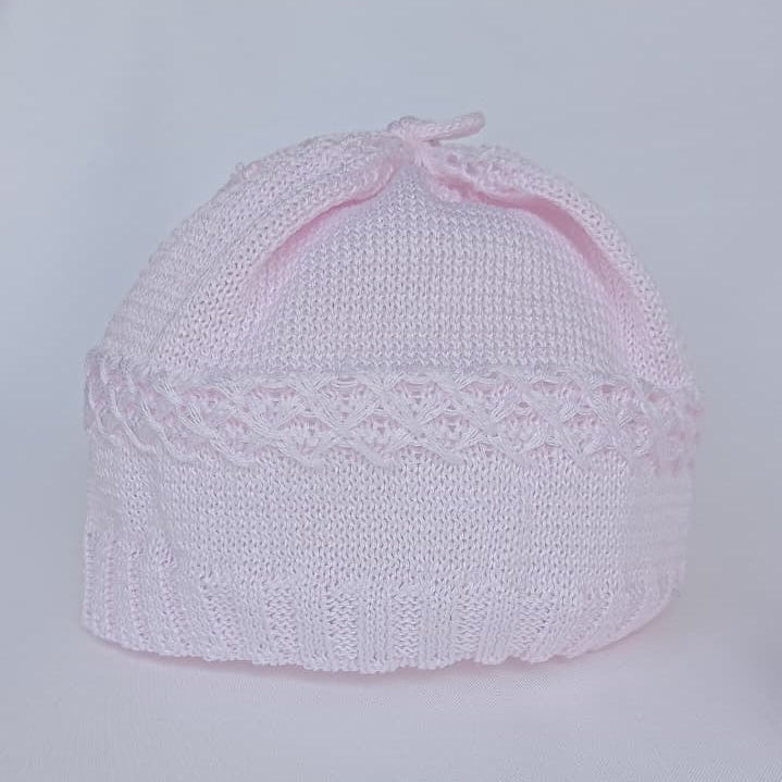 Set Cappellino + Scarpette in Filo Pappa & Latte - Neonata