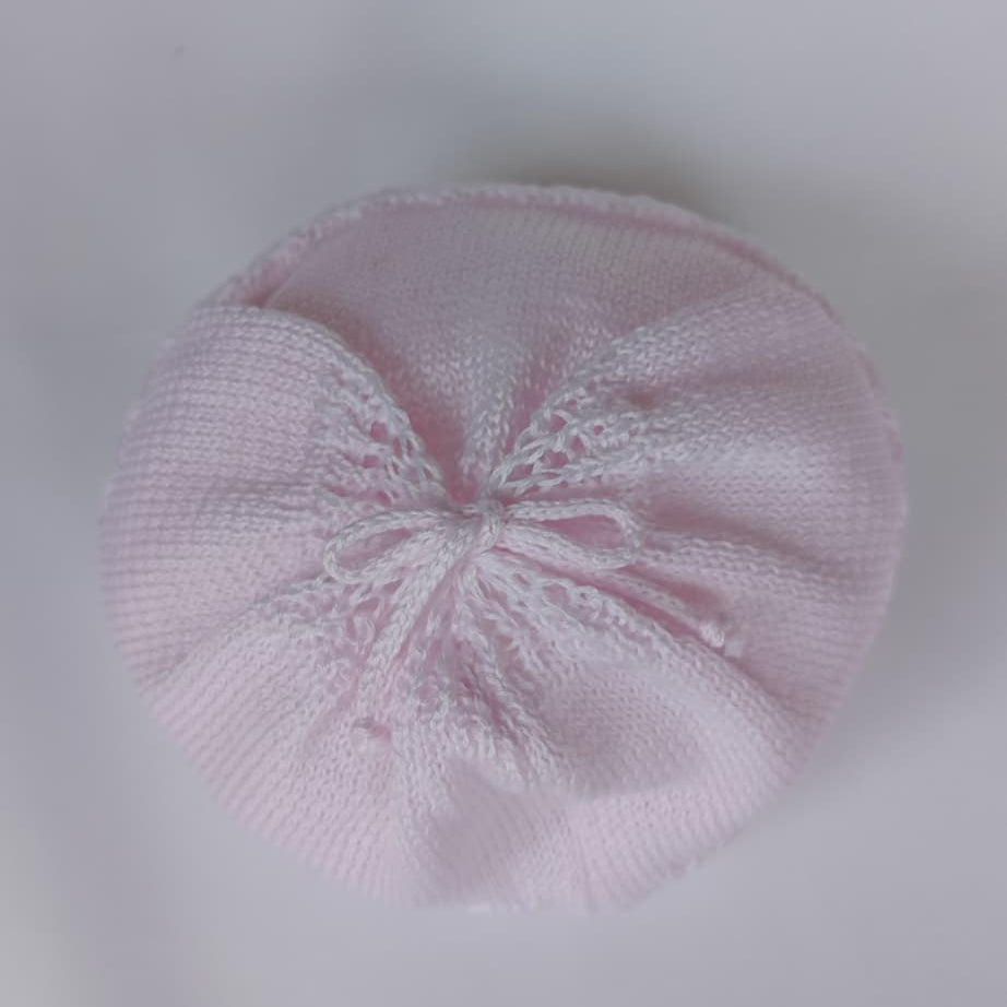 Set Cappellino + Scarpette in Filo Pappa & Latte - Neonata