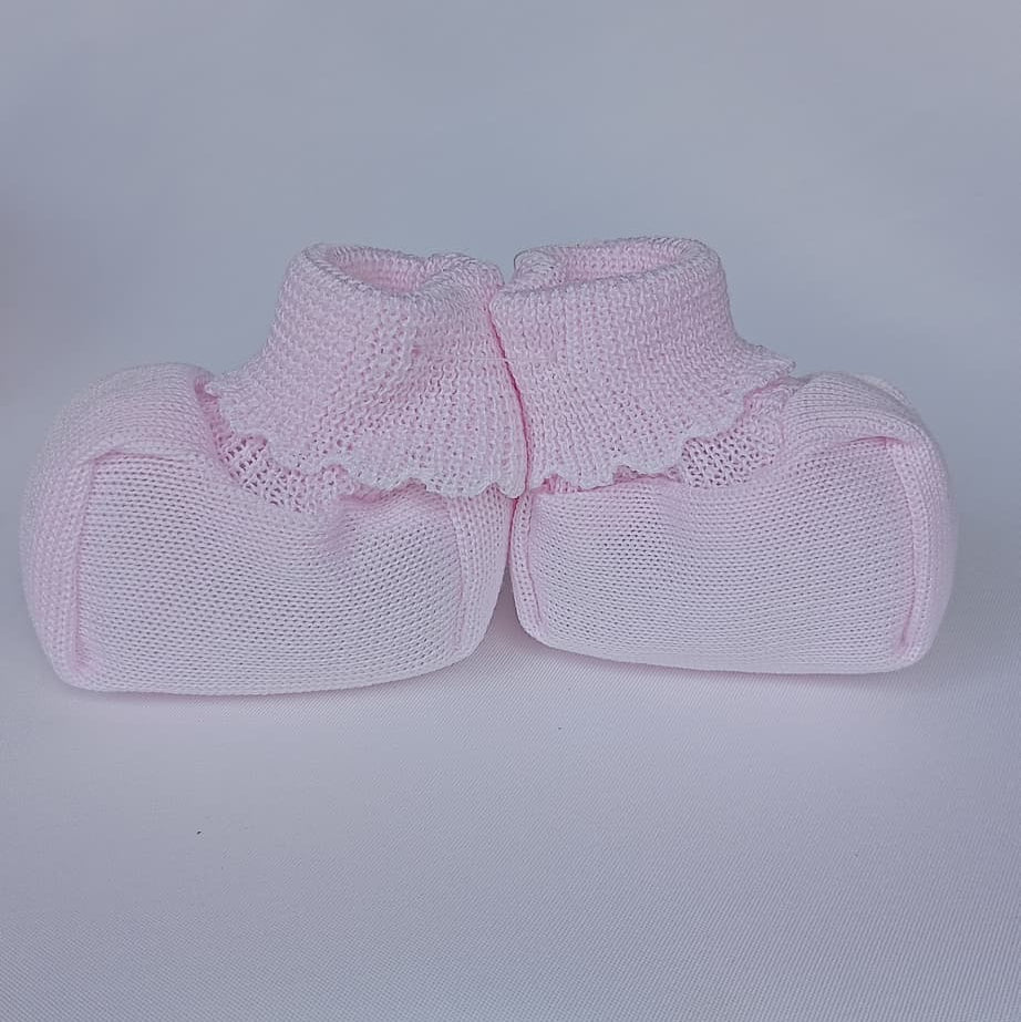 Set Cappellino + Scarpette in Filo Pappa & Latte - Neonata