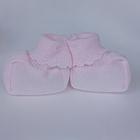 Set Cappellino + Scarpette in Filo Pappa & Latte - Neonata