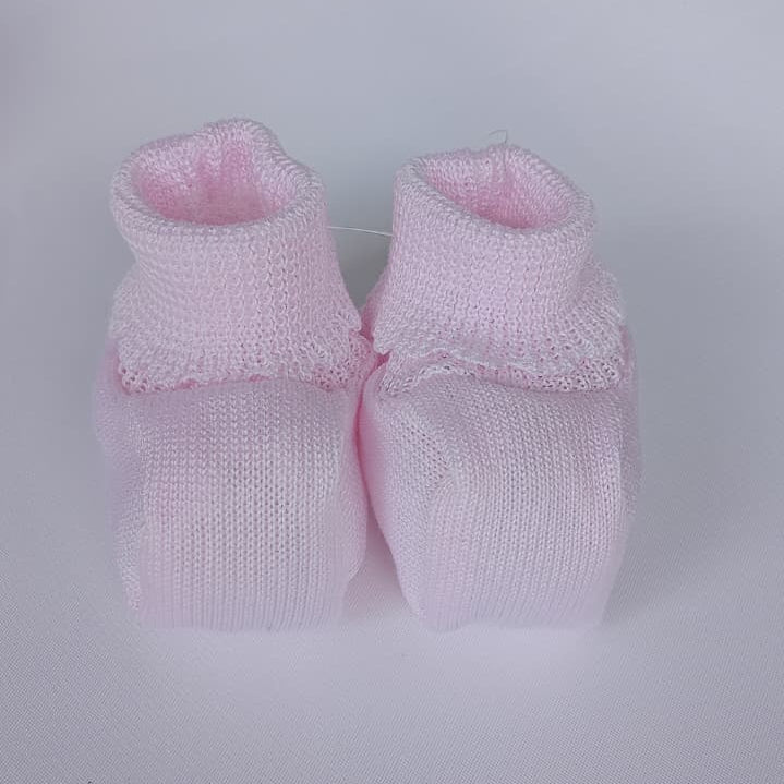 Set Cappellino + Scarpette in Filo Pappa & Latte - Neonata