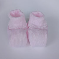 Set Cappellino + Scarpette in Filo Pappa & Latte - Neonata