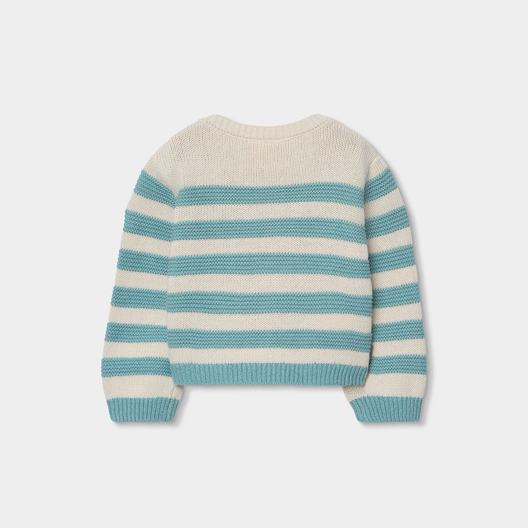 Giacchetta Tricot a Righe per Neonati Boboli
