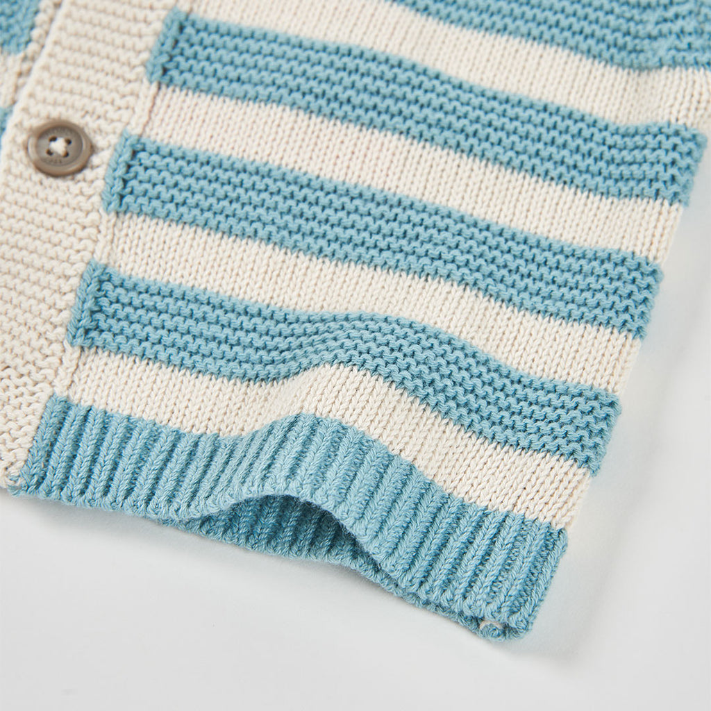 Giacchetta Tricot a Righe per Neonati Boboli