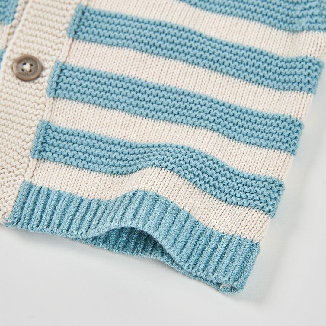 Giacchetta Tricot a Righe per Neonati Boboli