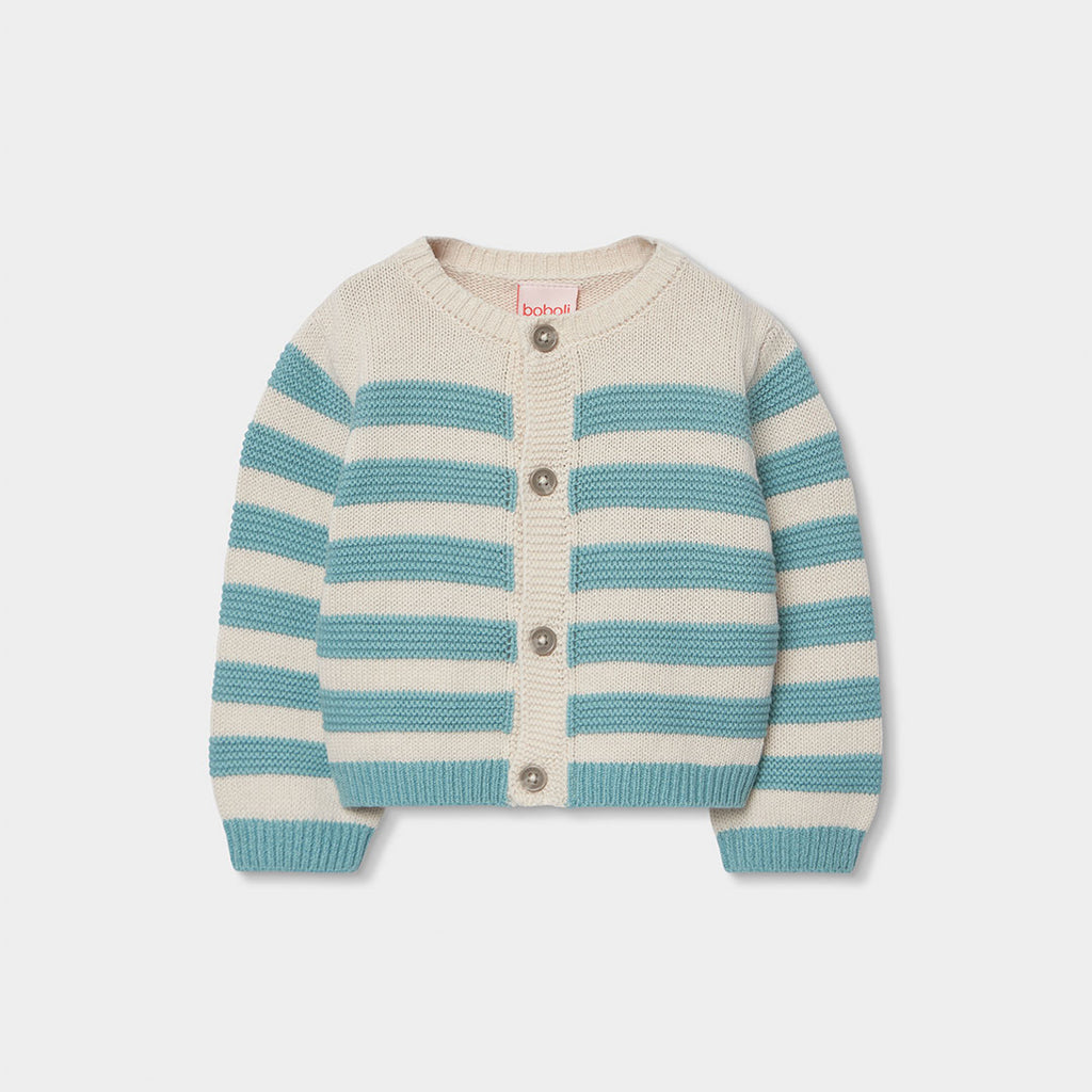 GIACCHETTA TRICOT A RIGHE PER NEONATI -BCI
