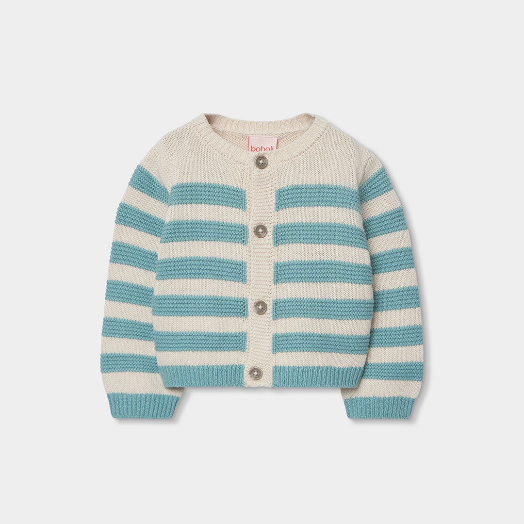 GIACCHETTA TRICOT A RIGHE PER NEONATI -BCI