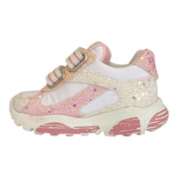 Scarpe Falcotto Cabbi Vl Glitter White-pink-dream - Neonata