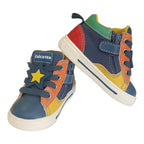 Scarpe Falcotto Shin Zip. Azzure-orange-red - Neonato