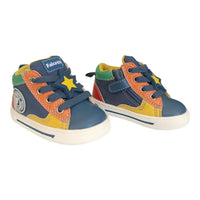 Scarpe Falcotto Shin Zip. Azzure-orange-red - Neonato