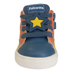 Scarpe Falcotto Shin Zip. Azzure-orange-red - Neonato