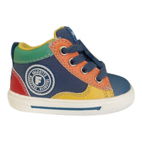 Scarpe Falcotto Shin Zip. Azzure-orange-red - Neonato