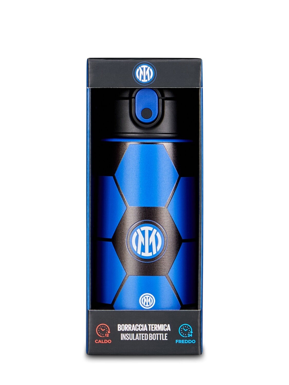 Borraccia Blu Nero Seven