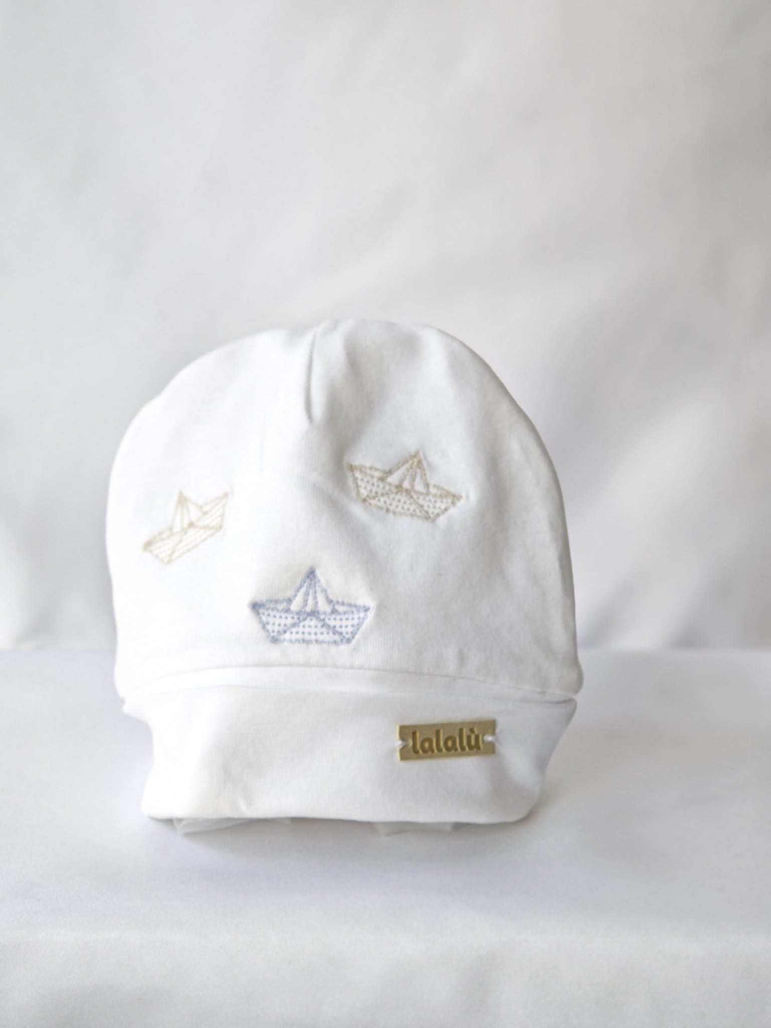 Cappello in Jersey Lalalu' - Neonato