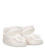Scarpine Neonata Beigee Bianche Leggera Lalalu'