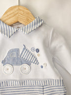 Tutina Jersey Effetto 2 Pz Lalalu' - Neonato