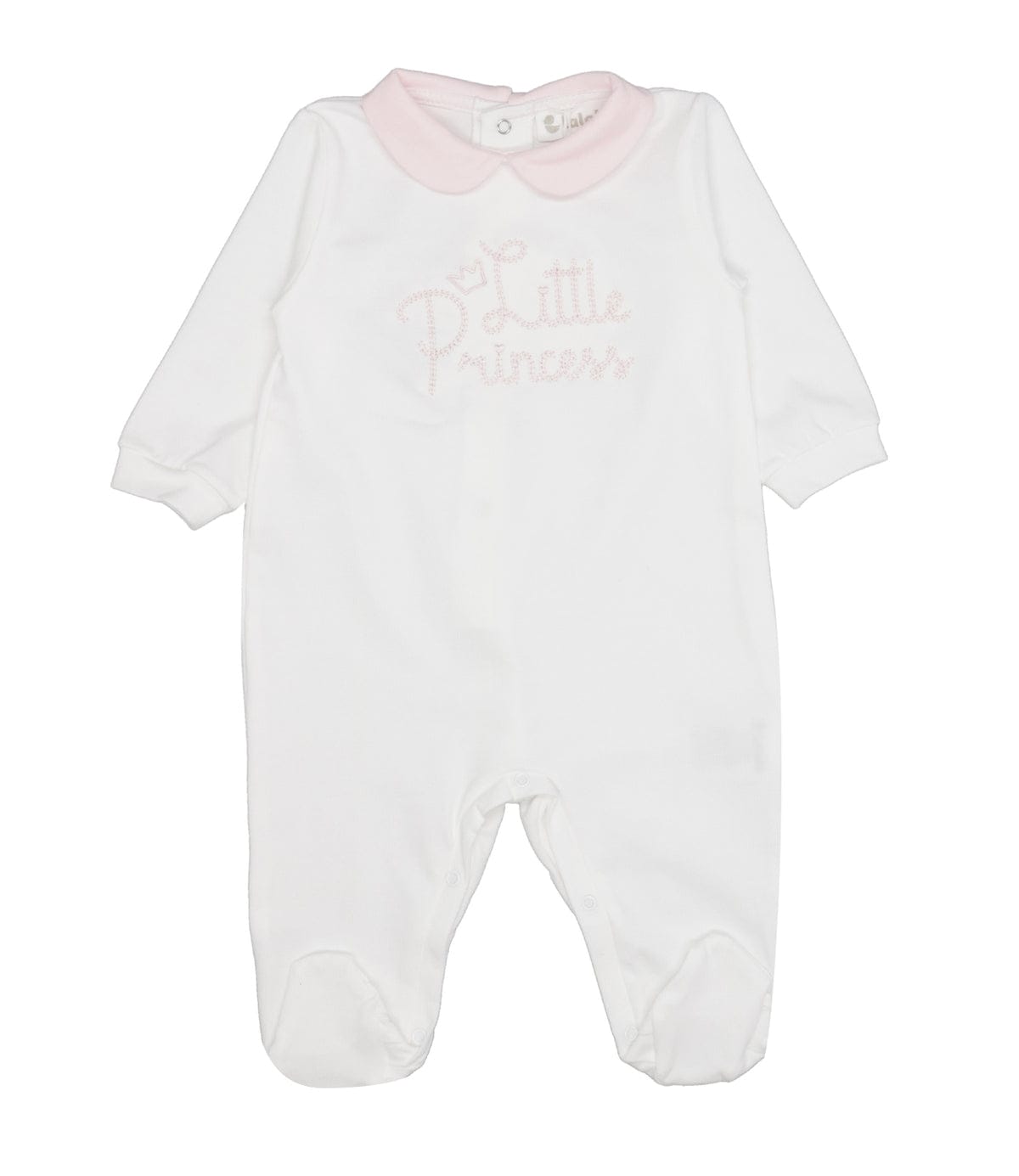 Tutina Jersey Neonata Lalalu' con Scritta Little Princess