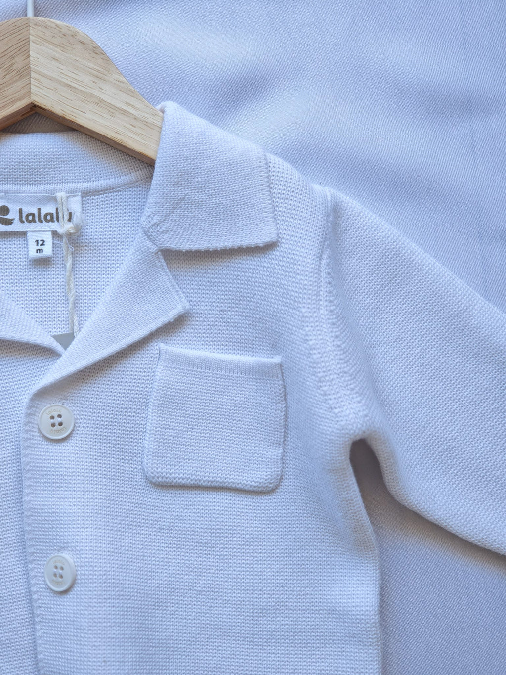 Cardigan in Filo Lalalu' - Neonato