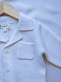 Cardigan in Filo Lalalu' - Neonato