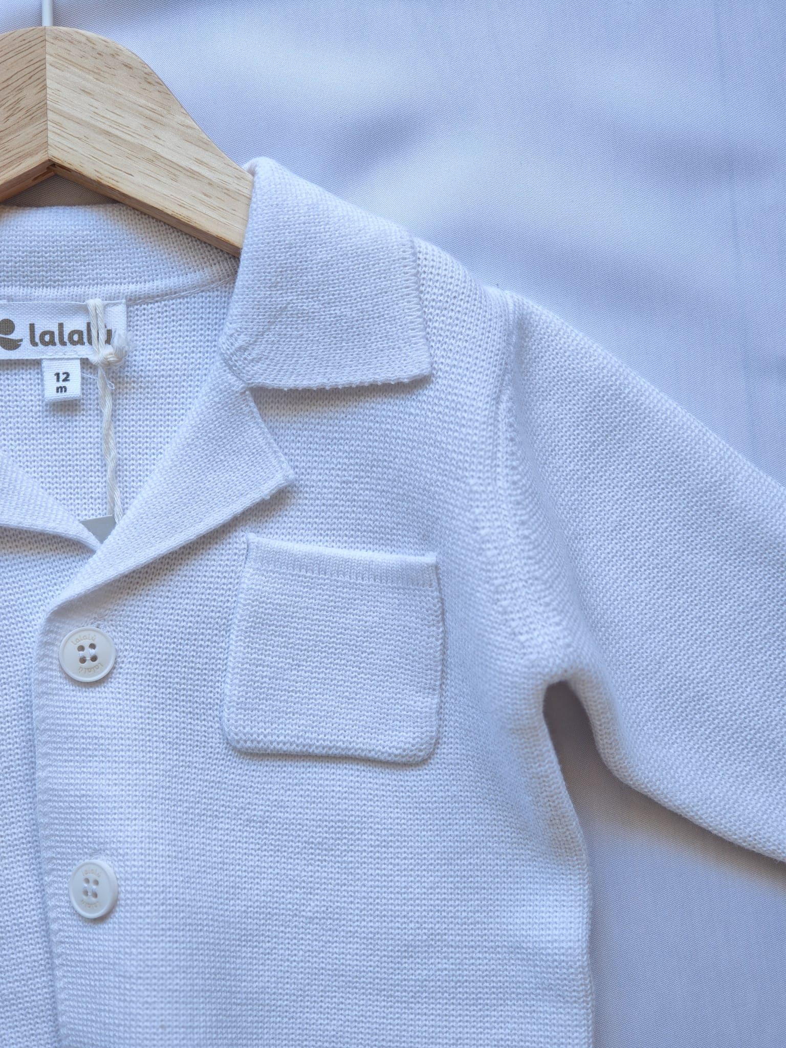 Cardigan in Filo Lalalu' - Neonato