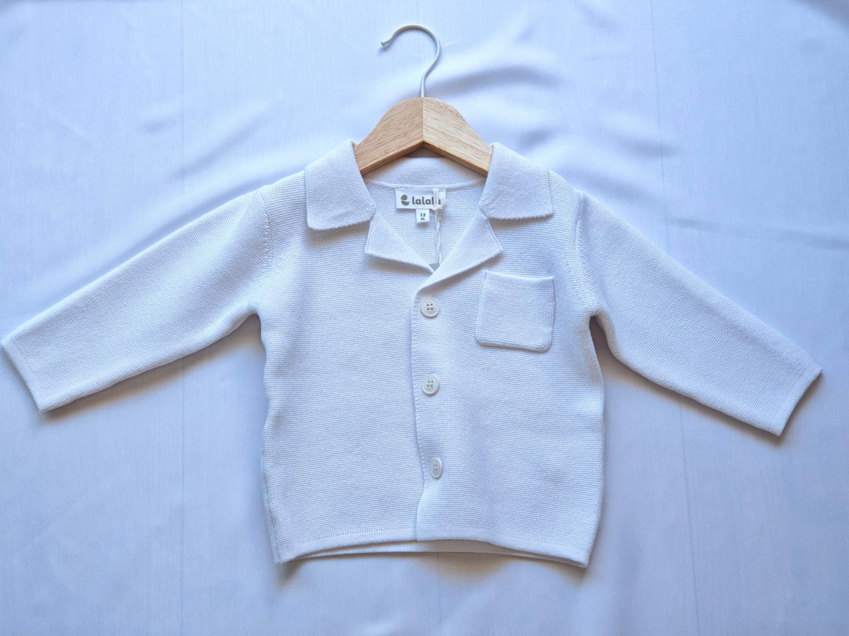 Cardigan in Filo Lalalu' - Neonato