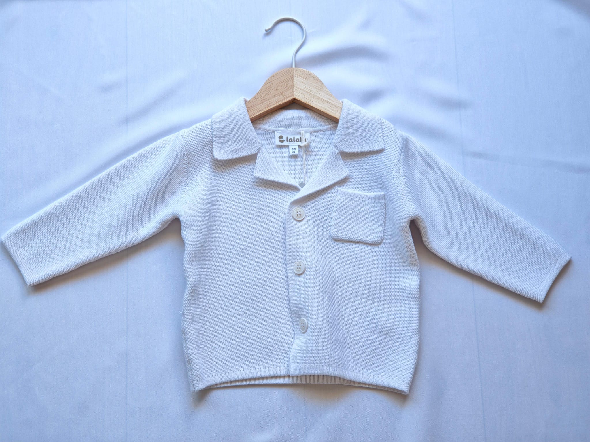 Cardigan in Filo Lalalu' - Neonato