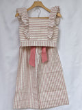 Completo in Cotone Rigato Bimba Lalalu'
