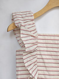 Completo in Cotone Rigato Bimba Lalalu'