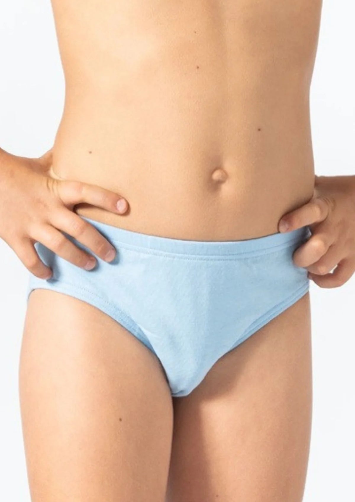 Confezione da Tre Slip Cotonella 2 Bianchi + 1 Colorato - Bambino
