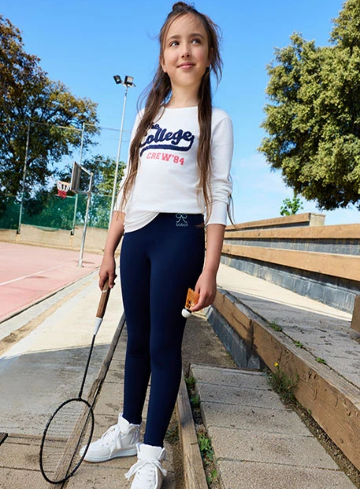 Leggings jersey elastico per ragazza