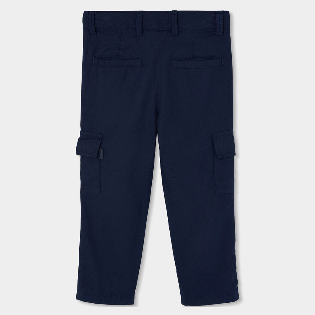 Pantaloni Lino per Ragazzo con Tasche Laterali