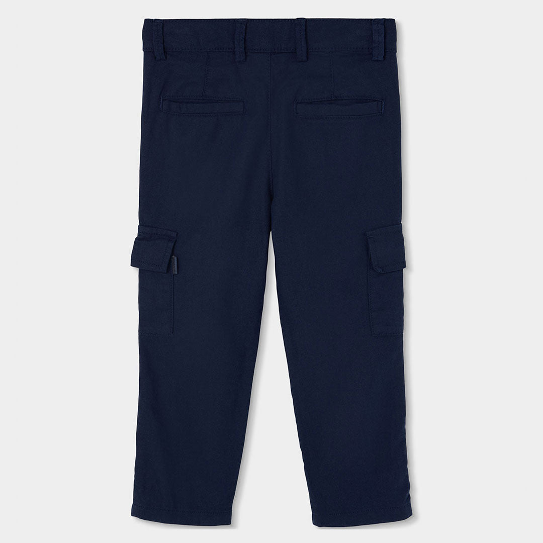 Pantaloni Lino per Ragazzo con Tasche Laterali