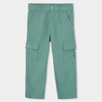 Pantaloni Lino per Ragazzo con Tasche Laterali