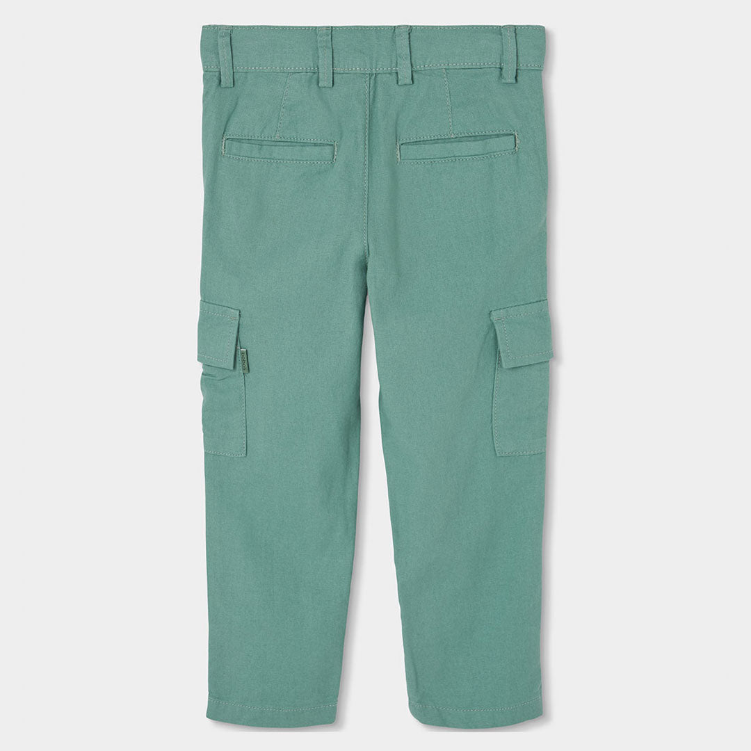 Pantaloni Lino per Ragazzo con Tasche Laterali