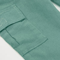 Pantaloni Lino per Ragazzo con Tasche Laterali