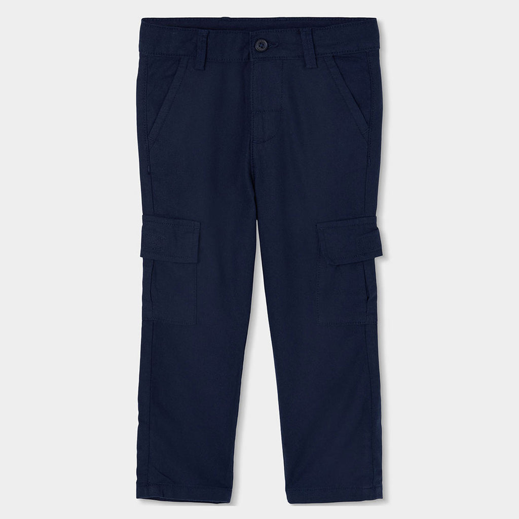 PANTALONI LINO PER RAGAZZO CON TASCHE LATERALI -BCI
