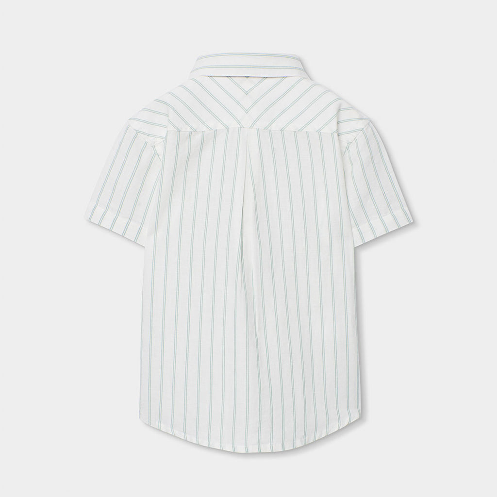 Camicia Lino a Righe per Ragazzo Boboli