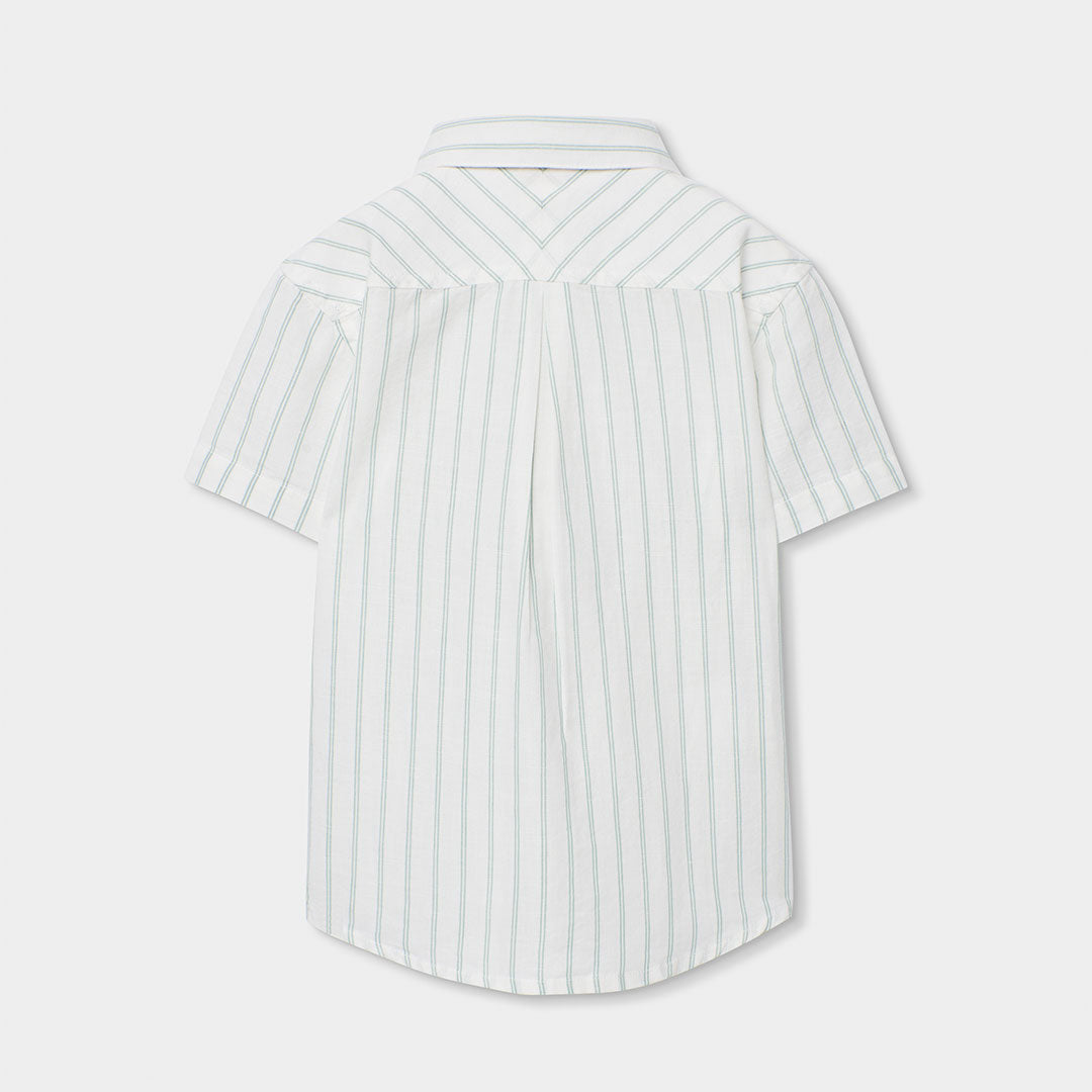 Camicia Lino a Righe per Ragazzo Boboli