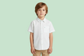 CAMICIA LINO A RIGHE PER RAGAZZO -BCI