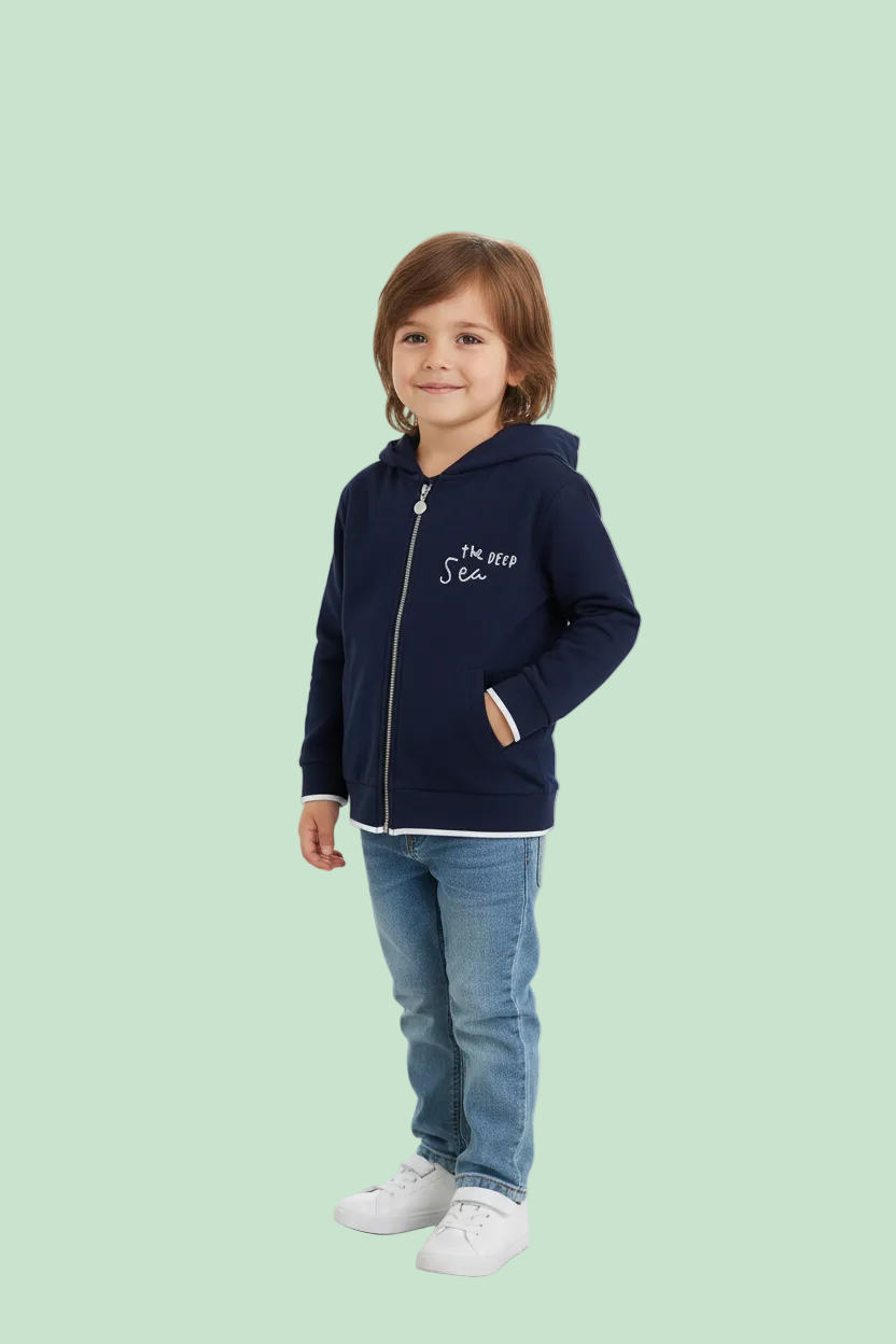 FELPA CON CAPPUCCIO PER RAGAZZO -BCI