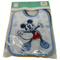 6 Bavaglini Disney Spugna Plastificata Topolino con Laccetto Ellepi