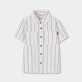 Camicia Popelin a Righe per Ragazzo Boboli