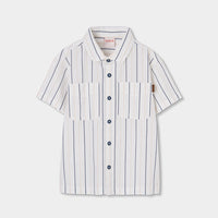 Camicia Popelin a Righe per Ragazzo Boboli