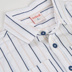Camicia Popelin a Righe per Ragazzo Boboli