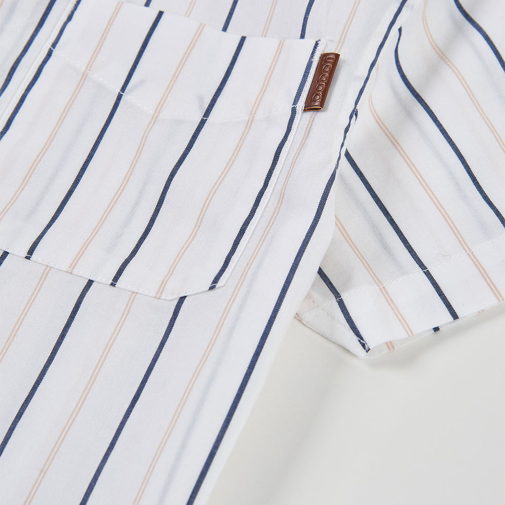 Camicia Popelin a Righe per Ragazzo Boboli